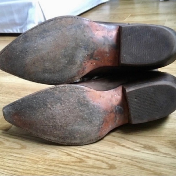 EMBELLISHED Leather Classic Women's Western Boot with Beaded Detail 7.5 - Picture 5 of 6